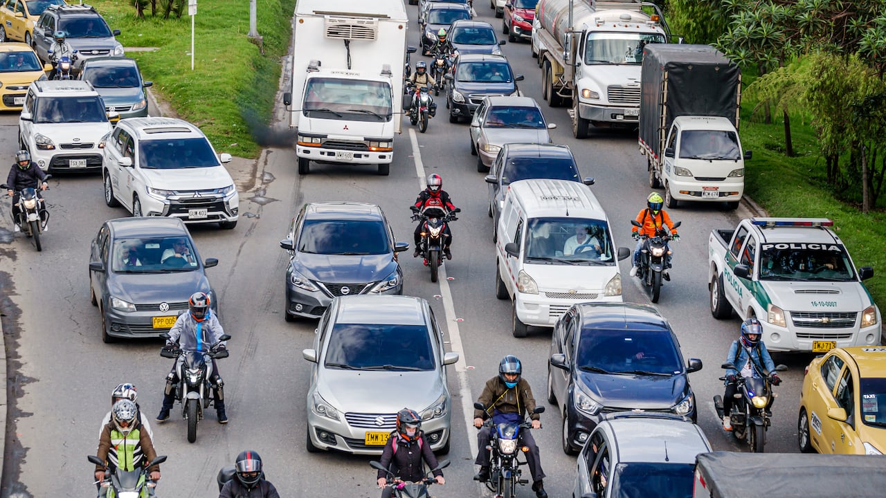 Hora pico en Bogotá, una de las ciudades más congestionadas de América