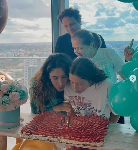 El festejo que Daniela Ospina en sus cumpleaños.