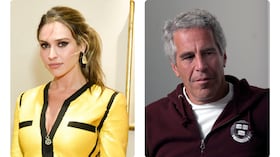 Amanda Ungaro y Jeffrey Epstein.