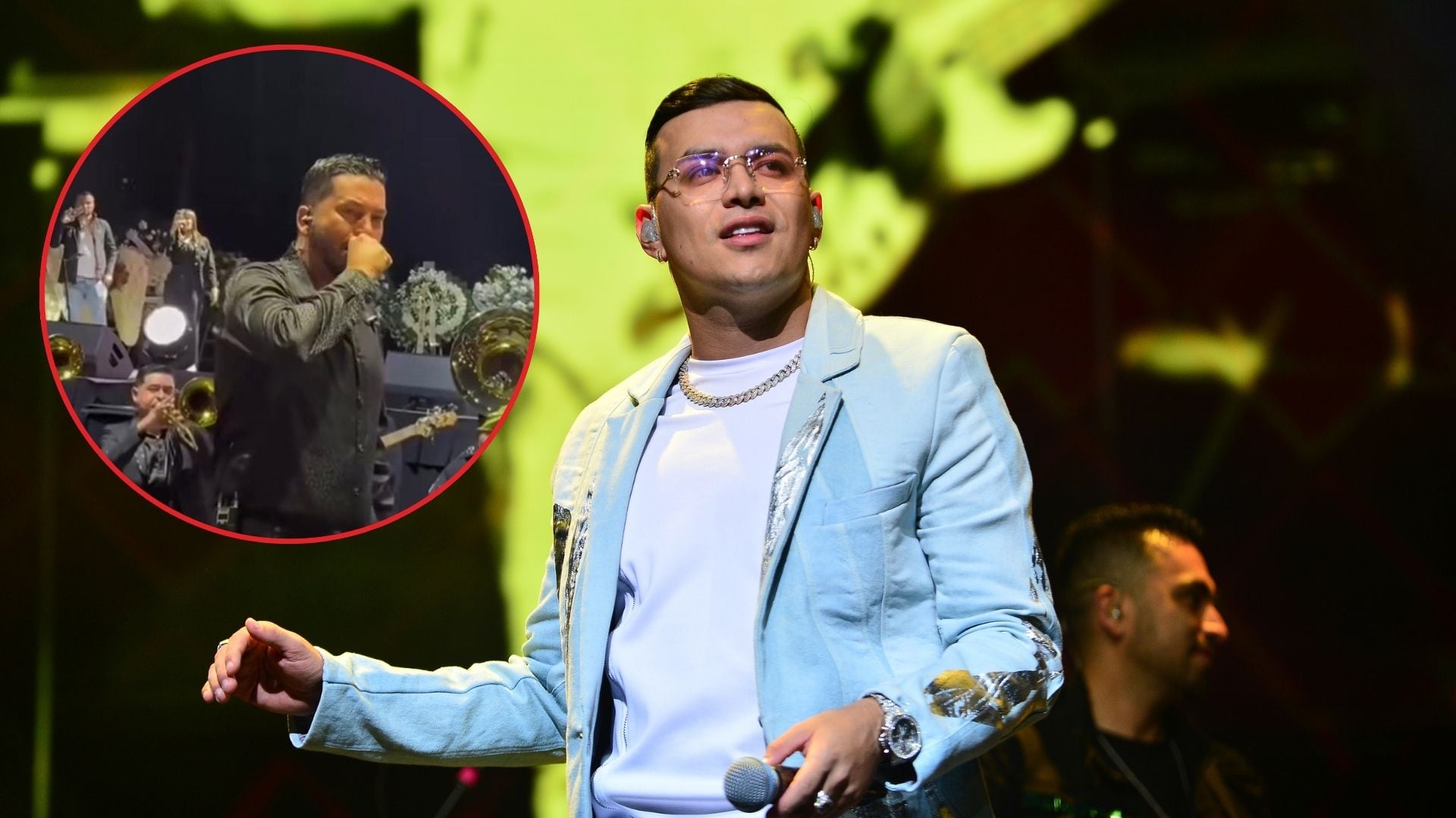 Luis Angel "El Flaco" hace promesa a familia de Yeison Jiménez tras su muerte.