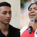 William Molina y Francia Márquez.