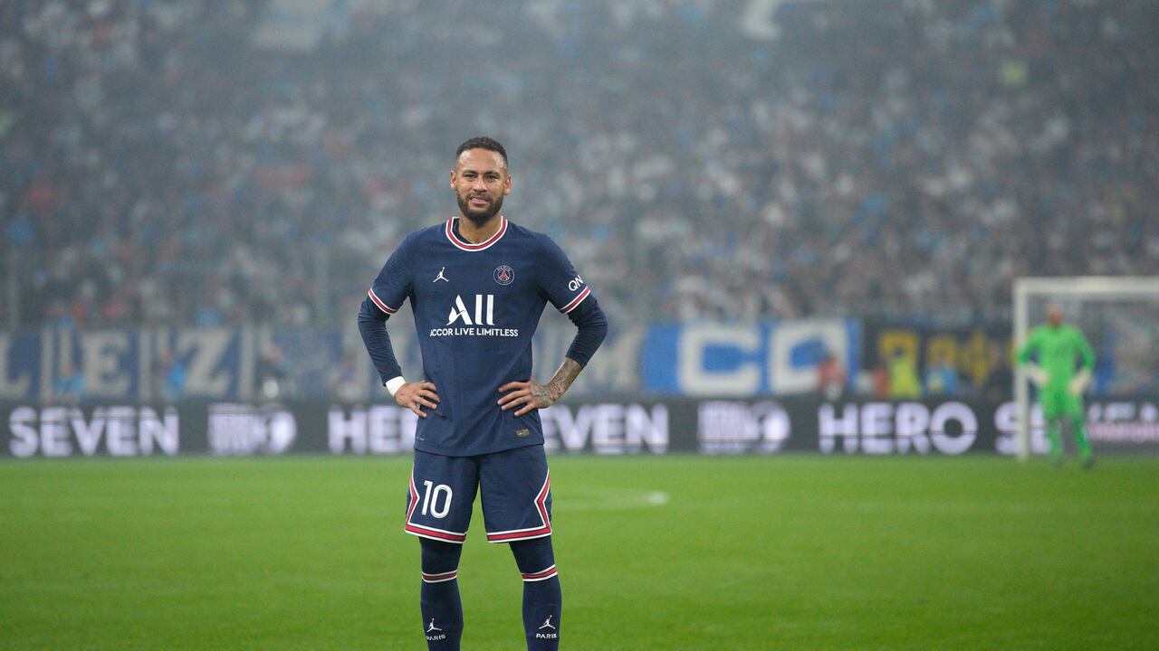 Neymar en el París Saint-Germain.