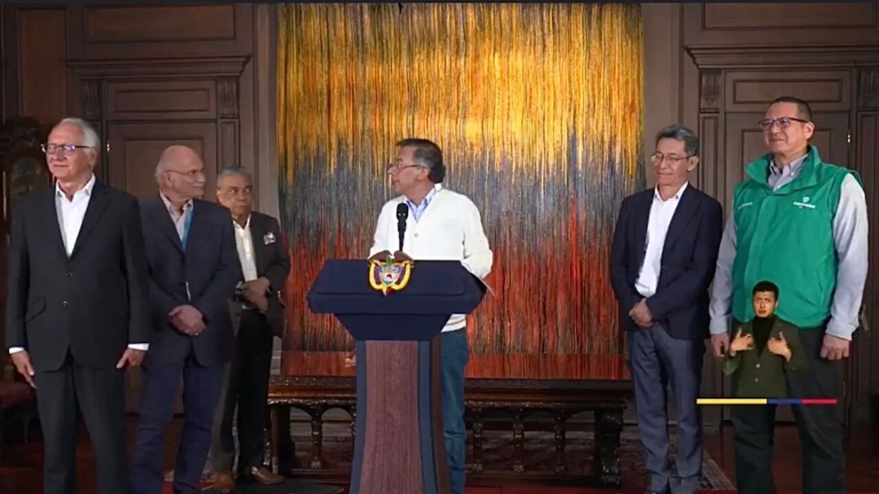 Presidente Gustavo Petro pasó un susto en la Casa de Nariño.