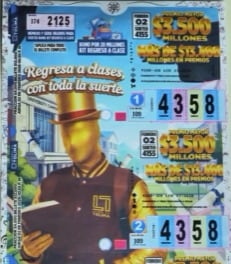 Sorteo 4155 de la Lotería del Tolima.