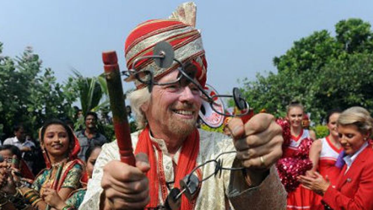 Richard Branson en India