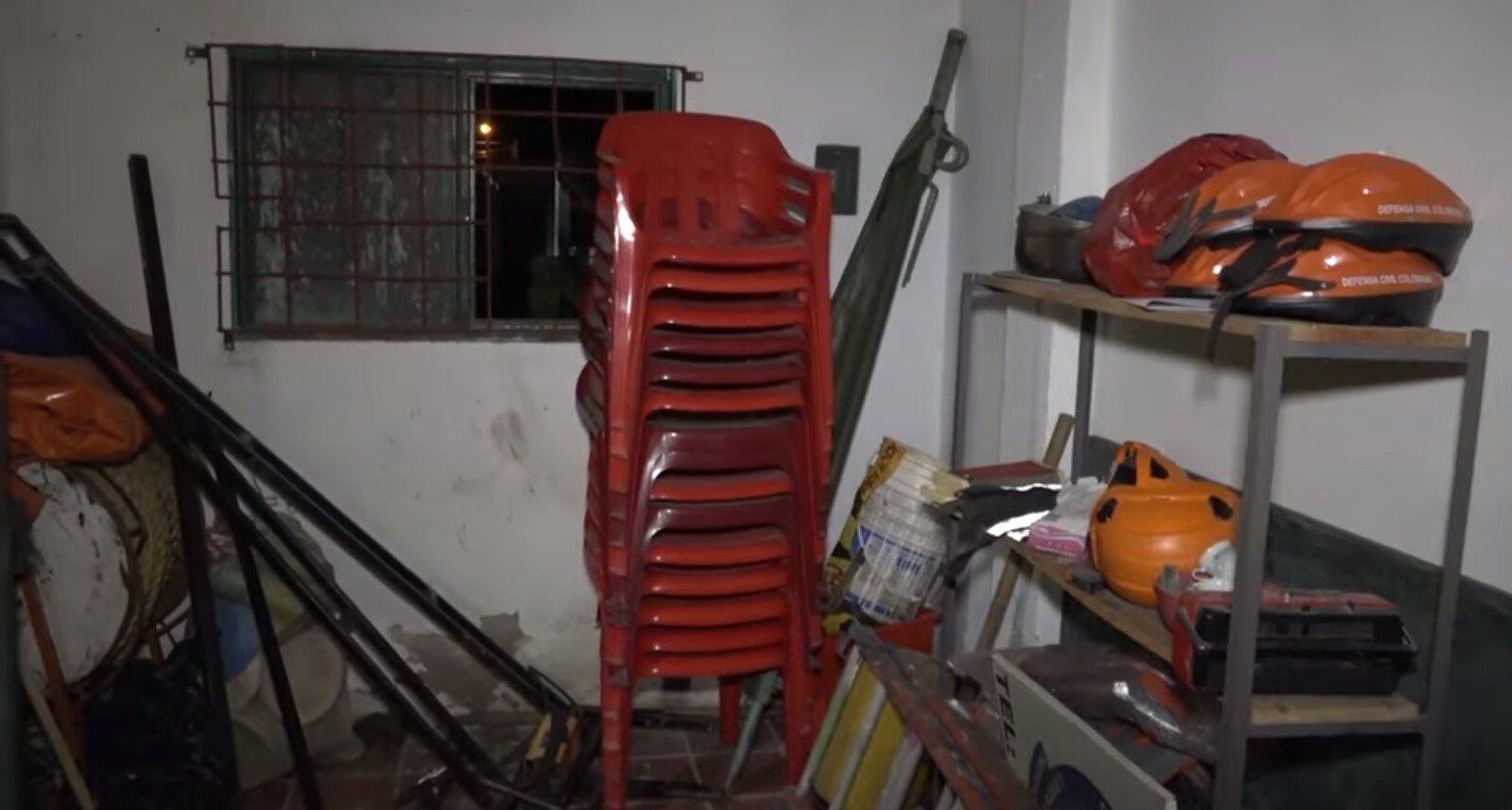 Los ladrones se llevaron  todos los equipos necesarios para el rescate.