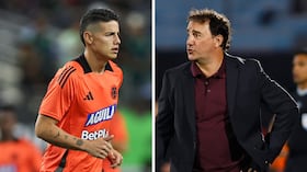Néstor Lorenzo mencionó el problema de falta de minutos que tiene James Rodríguez. Hay especial atención en Selección Colombia.