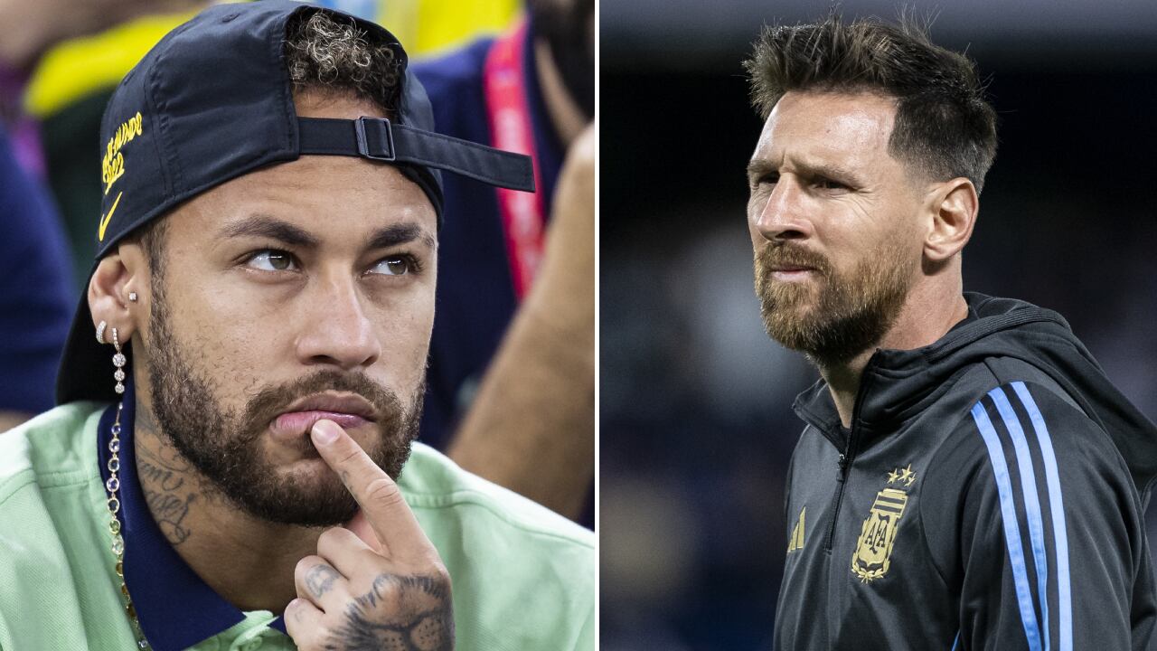 Neymar espera por la decisión de Argentina con Messi