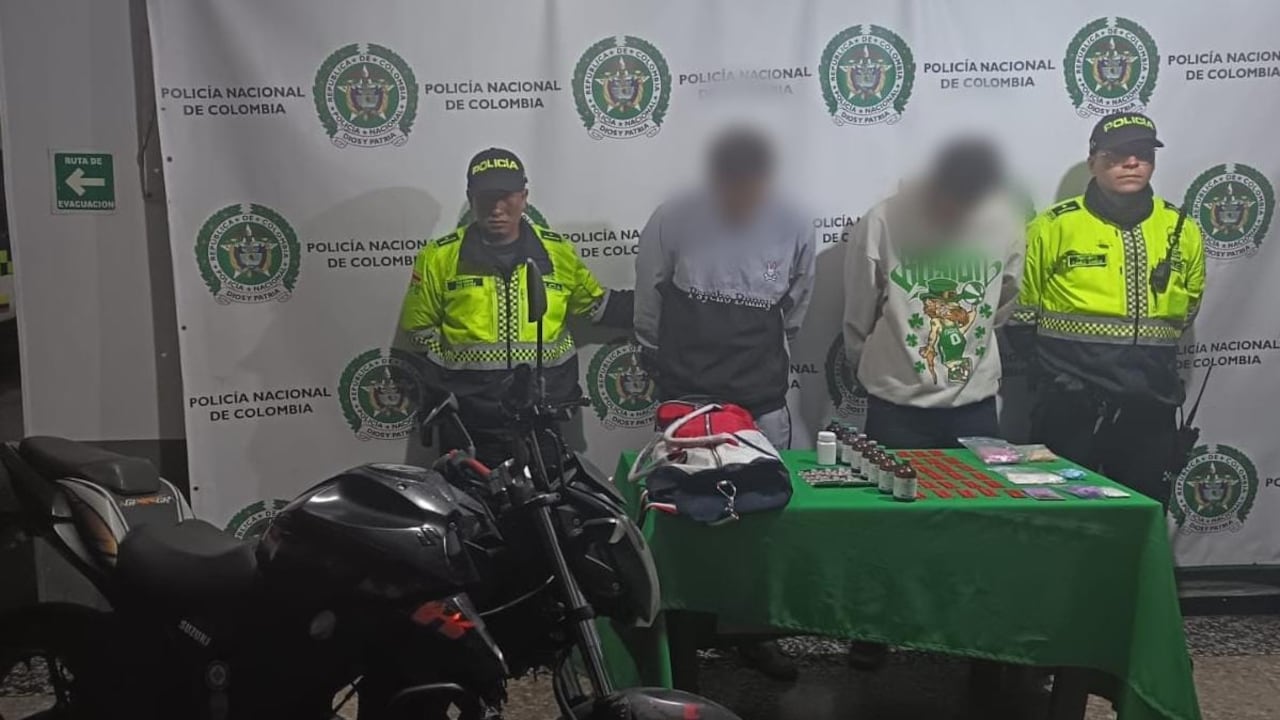 Caen dos sujetos con ketamina y LSD tras intentar evadir un control en Antonio Nariño.