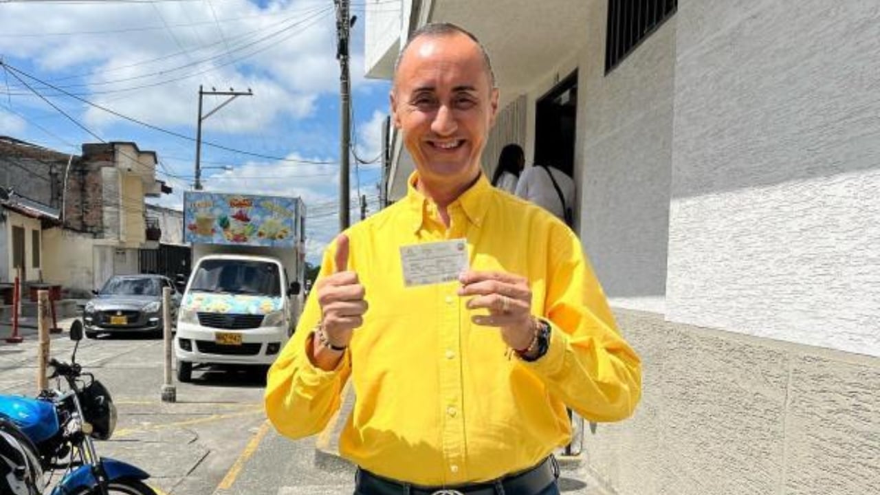 El periodista asesinado, Óscar Gómez Agudelo.