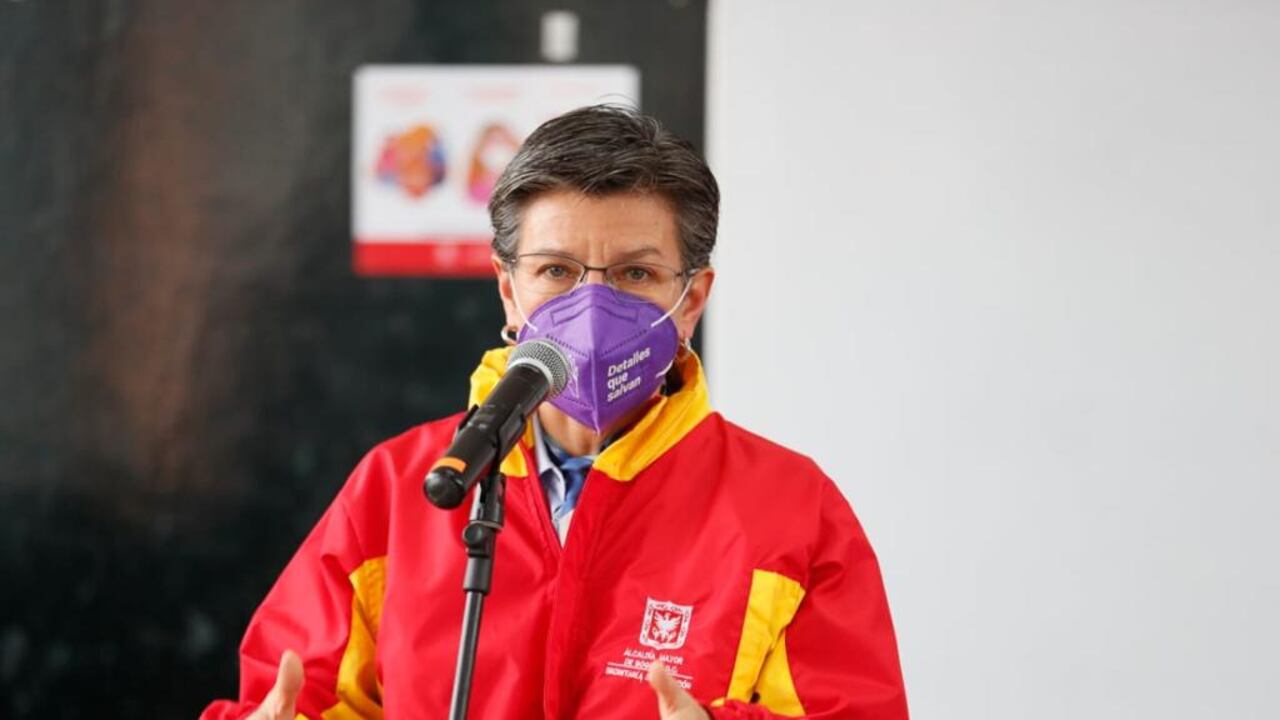 Alcaldesa de Bogotá, Claudia López.