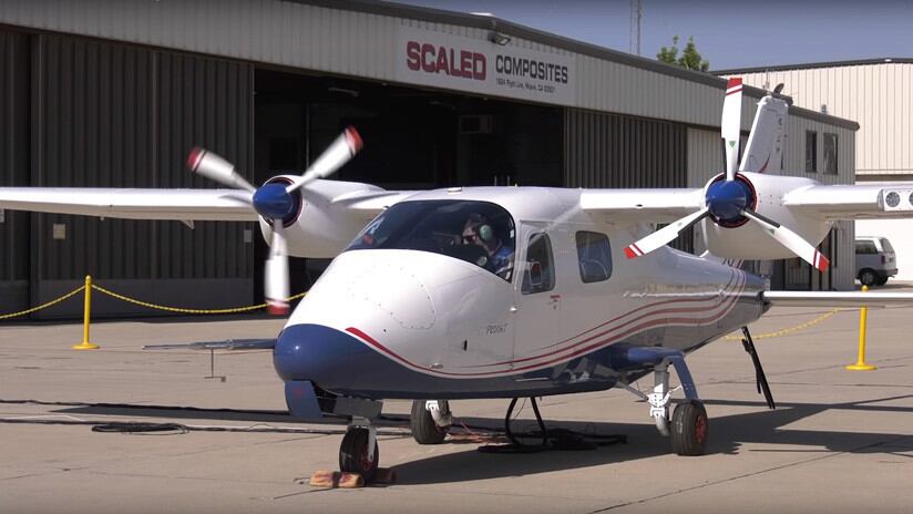 La aeronave X-57 de la NASA.