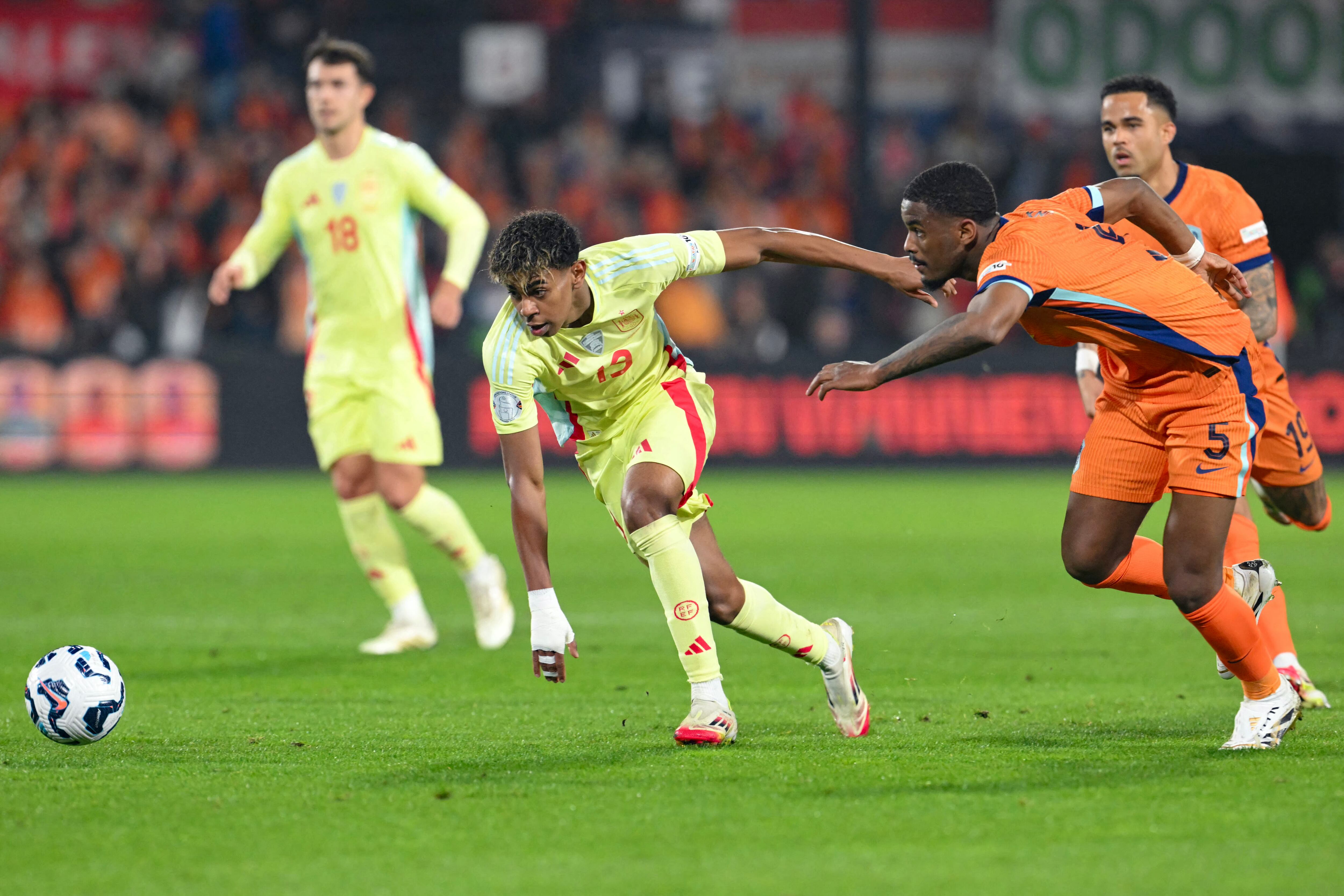 Países Bajos vs España por los cuartos de final de la UEFA Nations League