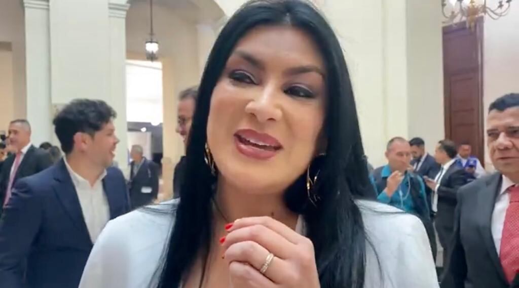 Milena Flórez, esposa de Musa Besaile.