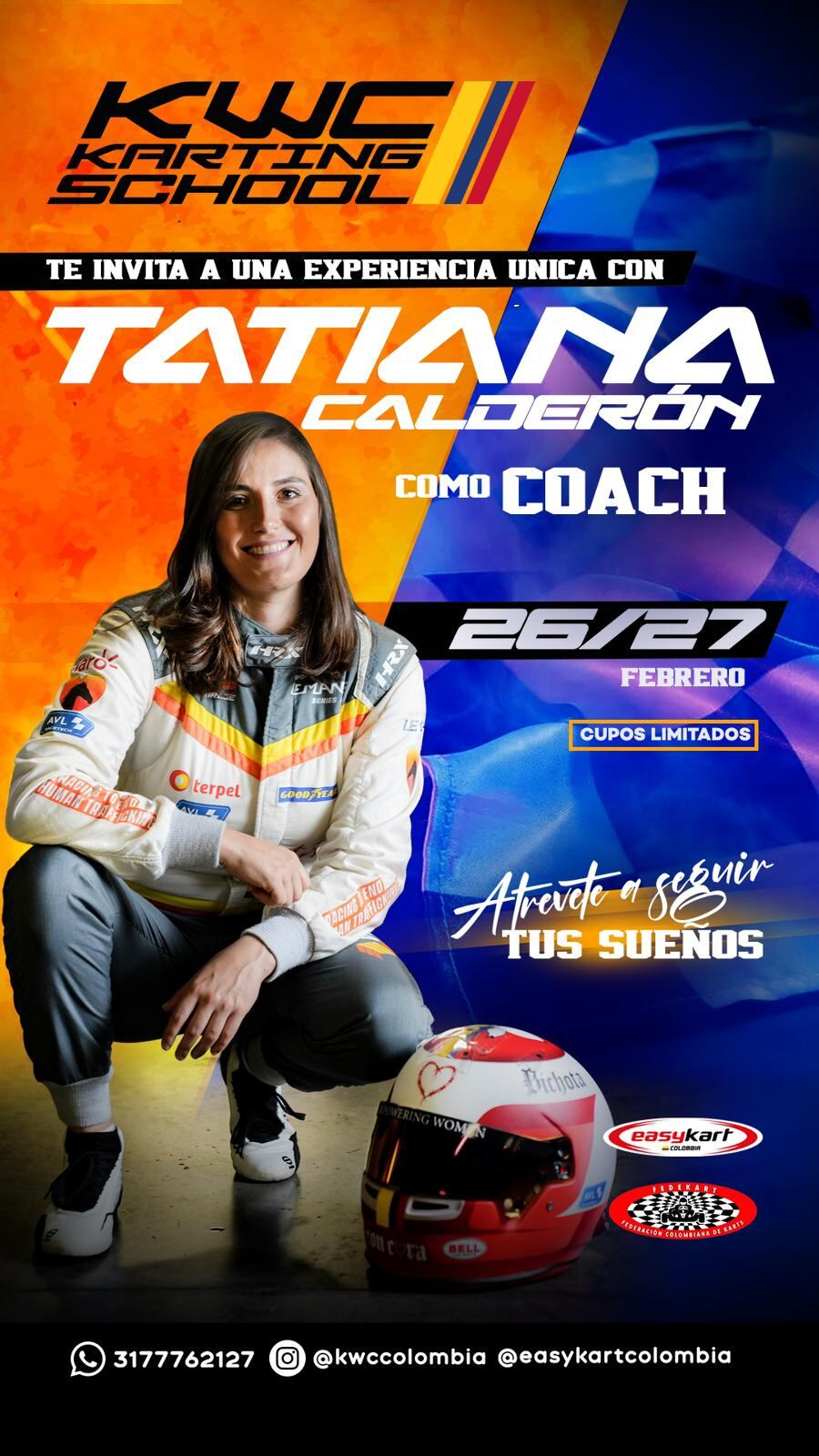 Tatiana Calderón está en Colombia