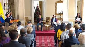 Condecoración a exmagistrados de la Corte Suprema de Justicia.