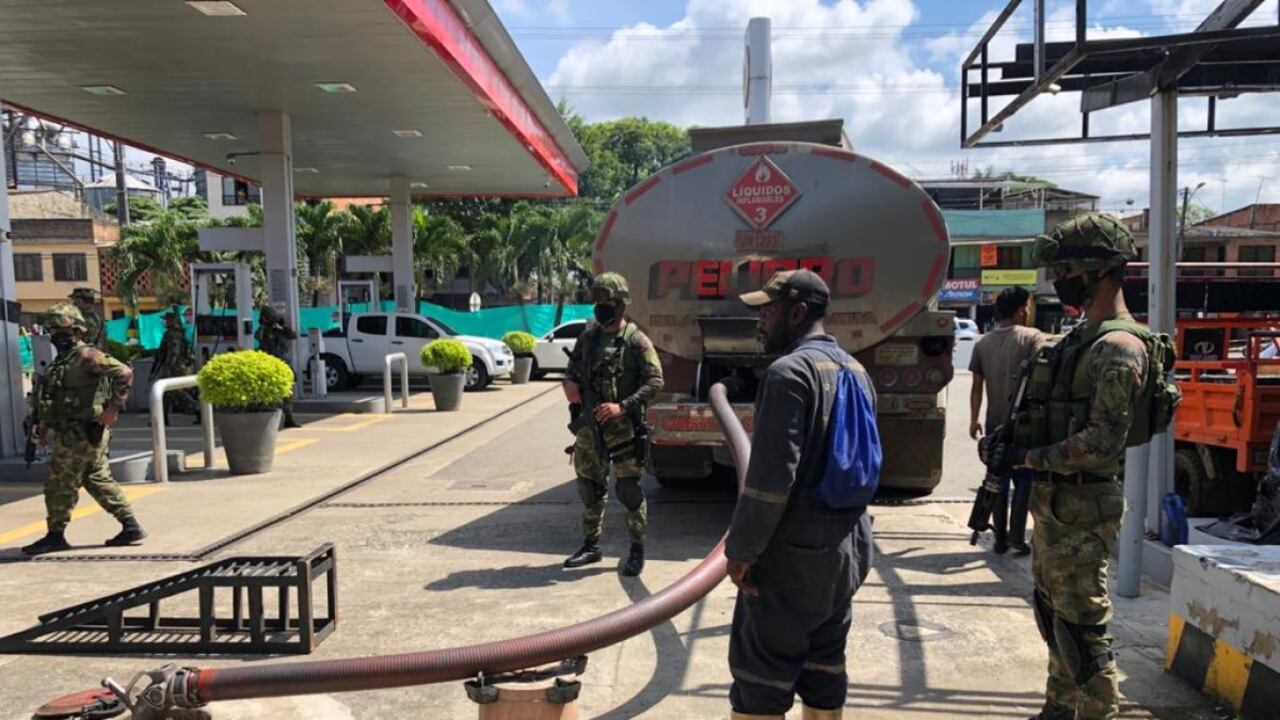 Abastecimiento suroccidente colombiano, Ejército Nacional