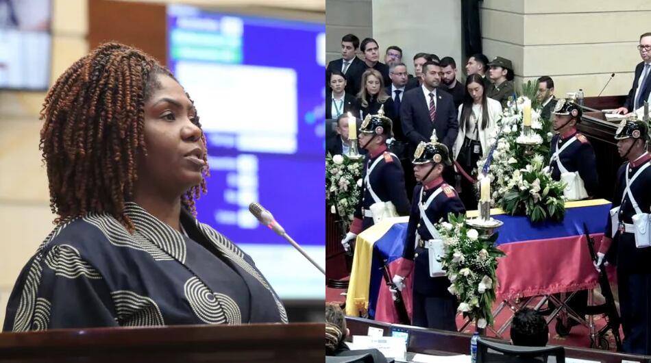 Francia Márquez y honras fúnebres a Miguel Uribe.