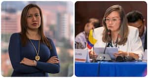 Carolina Corcho y Cielo Rusinque.