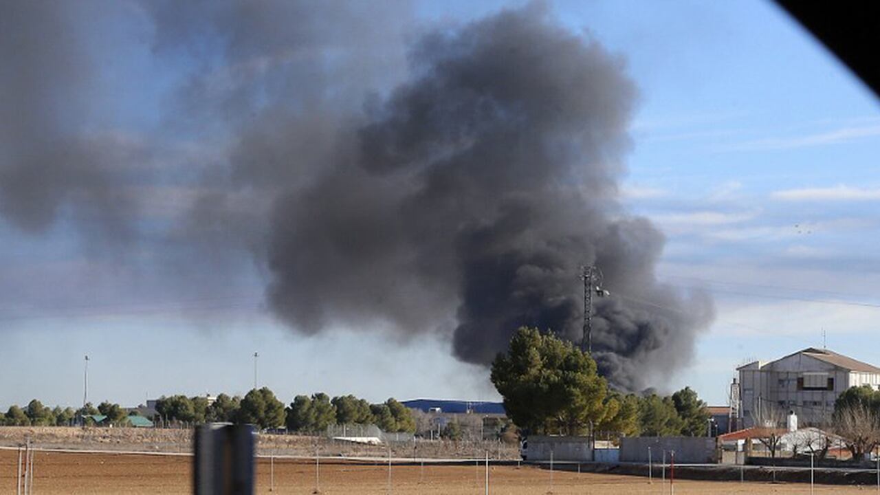 Una foto del lugar del accidente.
