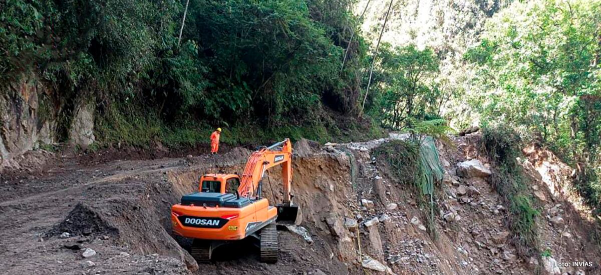 El mayor derrumbe se presenta en el kilómetro 87.