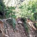 El mayor derrumbe se presenta en el kilómetro 87.