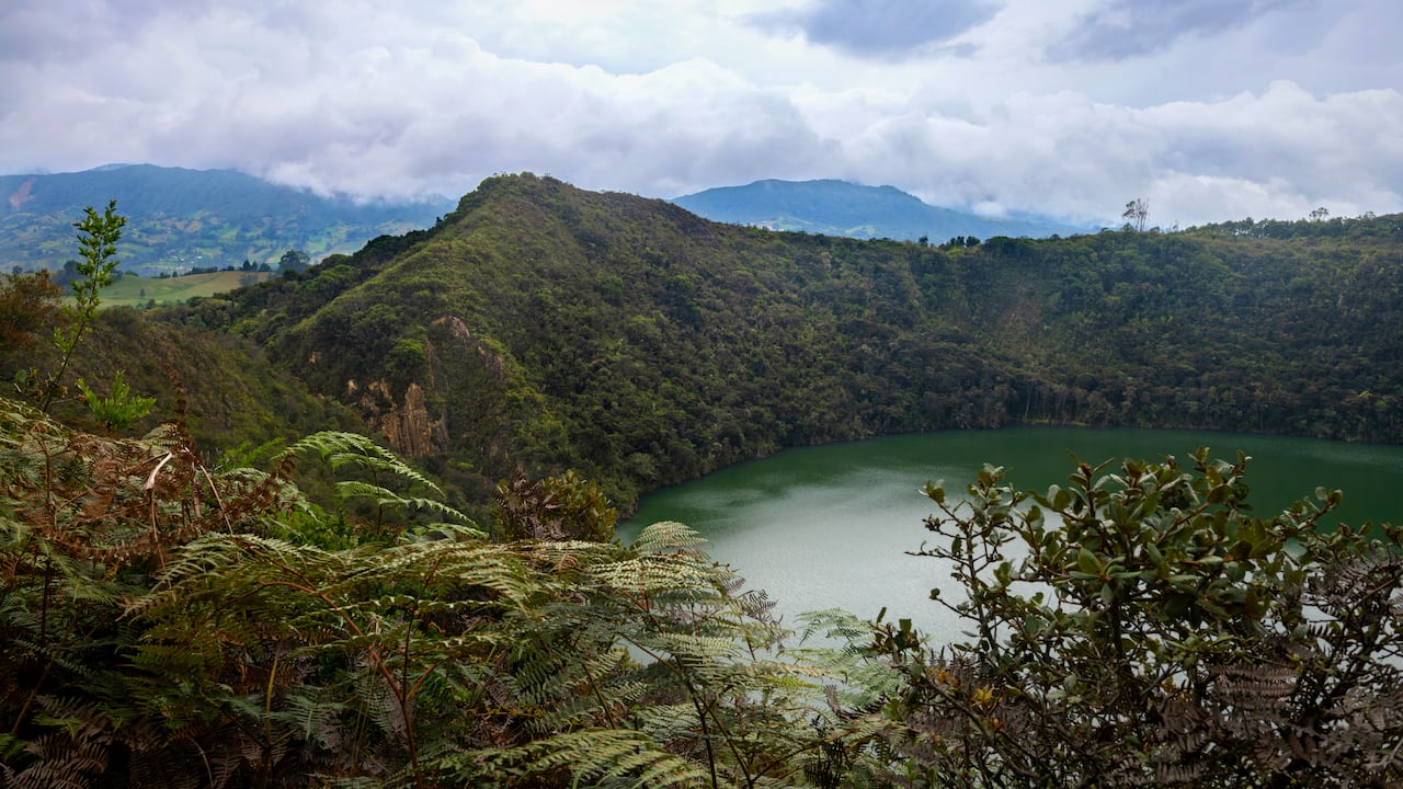 Laguna Guatavita en Sesquilé, Cundinamarca