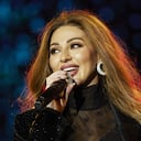 RIYADH, SAUDI ARABIA - DECEMBER 17: Myriam Fares performs on stage during MDLBEAST SOUNDSTORM 2021 on December 17, 2021 in Riyadh, Saudi Arabia. (Photo by Tim P. Whitby/Getty Images for MDLBEAST SOUNDSTORM )