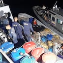 La sustancia era transportada en dos embarcaciones