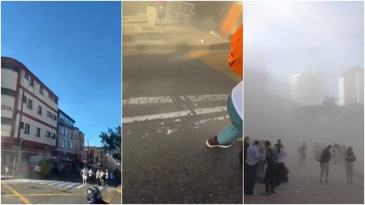 Imágenes del temblor en diversos puntos de Colombia
