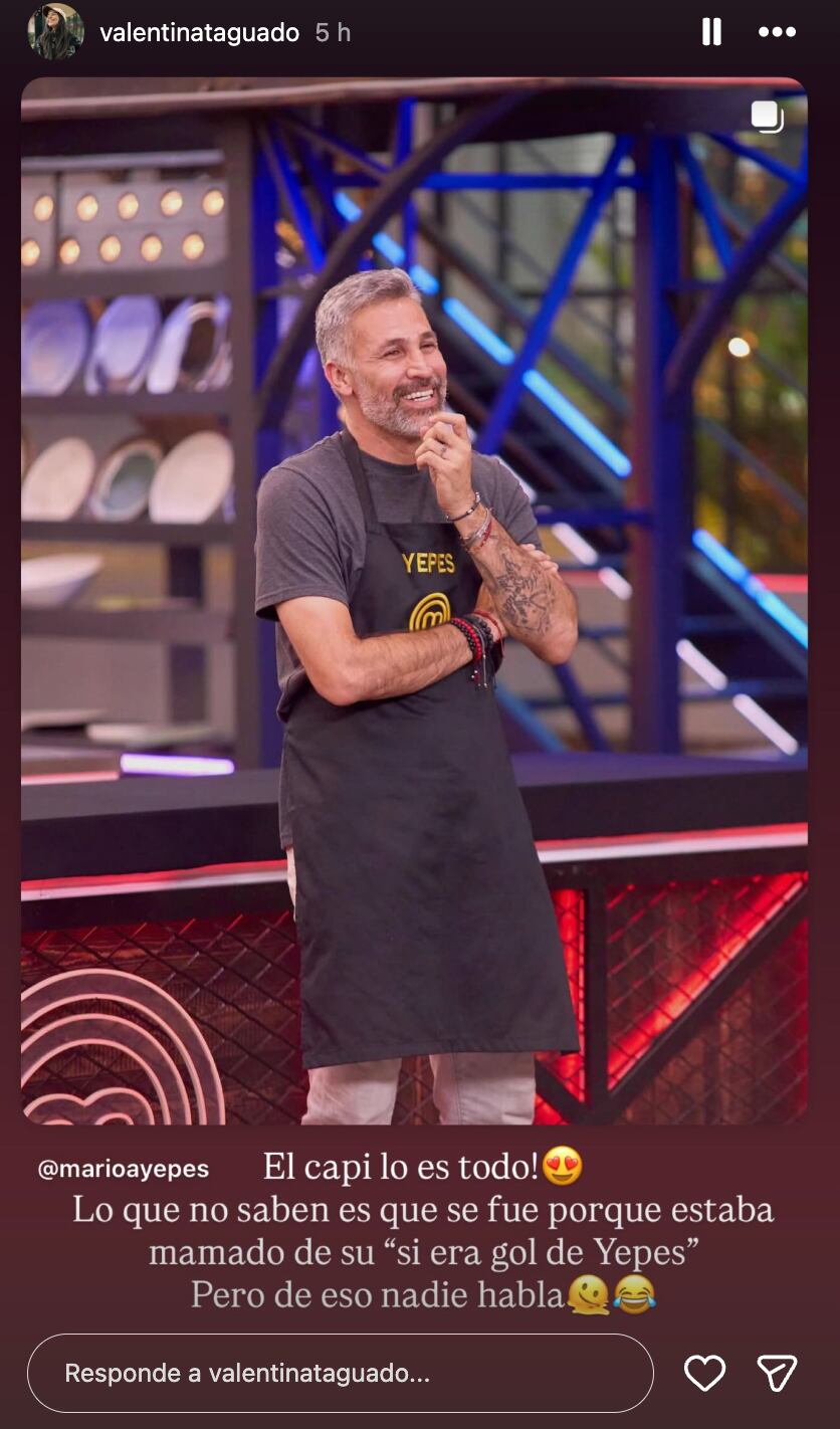 Valentina Taguado habló de Mario Alberto Yepes.