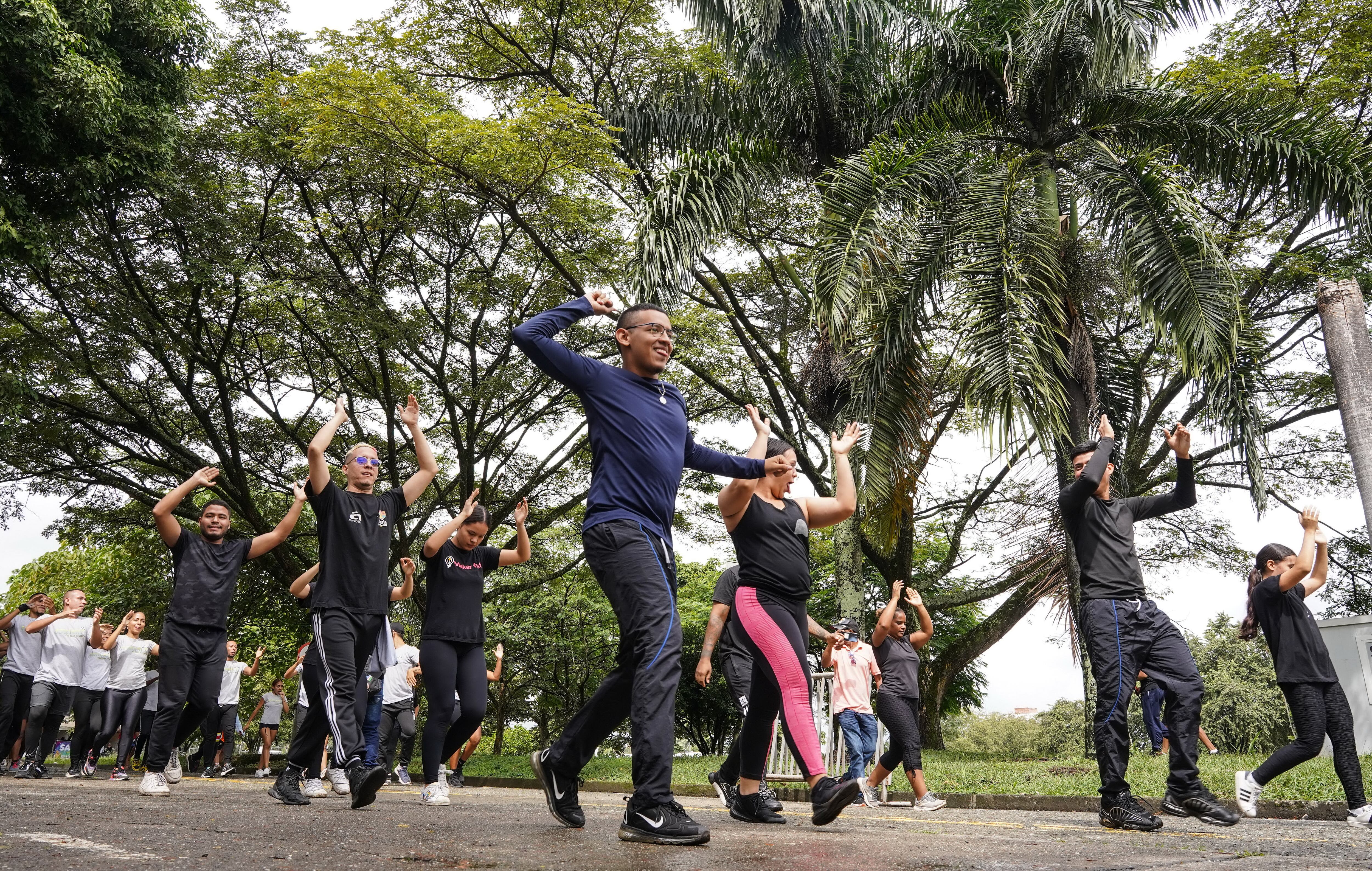 Ensayo de Salsodromo en la Universidad del Valle, Dic 17 de / 2023,  Foto Wirman Rios / EL PAIS