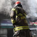 Incendio en el centro comercial el tesoro en Cali