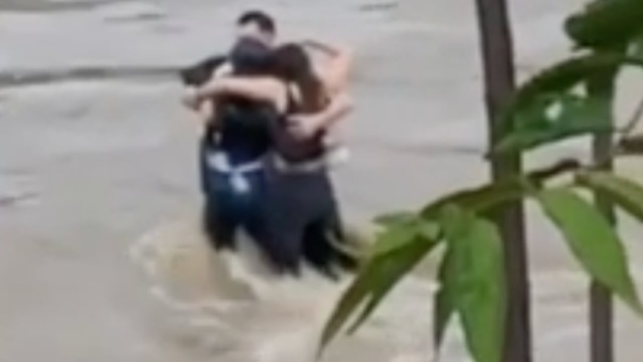 Las imágenes fueron publicadas en las redes sociales donde los usuarios lamentaron el incidente