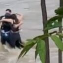 Las imágenes fueron publicadas en las redes sociales donde los usuarios lamentaron el incidente