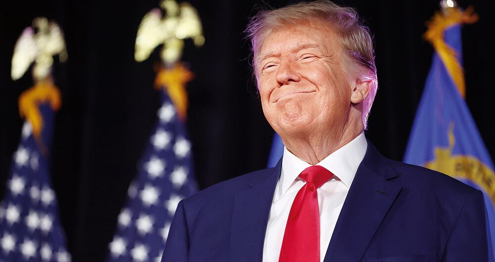 DONALD TRUMP El expresidente podría volver a la Casa Blanca a pesar de sus problemas judiciales, pero fortalecido por sus propuestas más radicales.