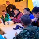 La alcaldesa de Bogotá, Claudia López, lideró un puesto de mando unificado en La Calera luego de la emergencia por la ola invernal.