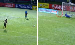 Penal errado de Águilas Doradas.