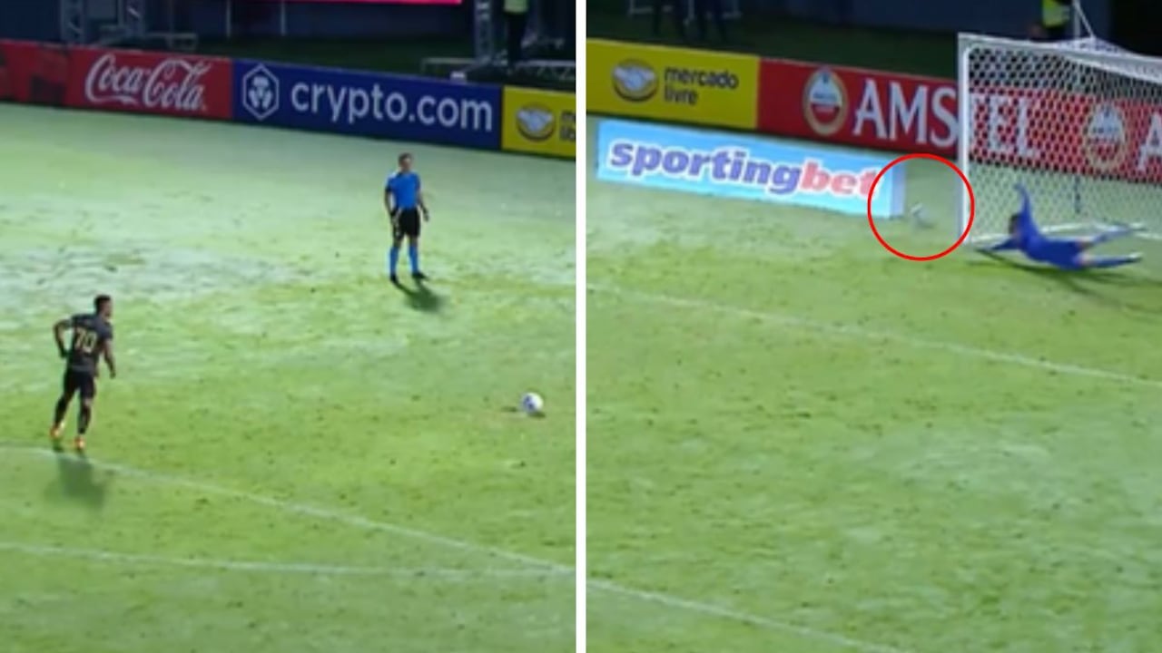 Penal errado de Águilas Doradas.