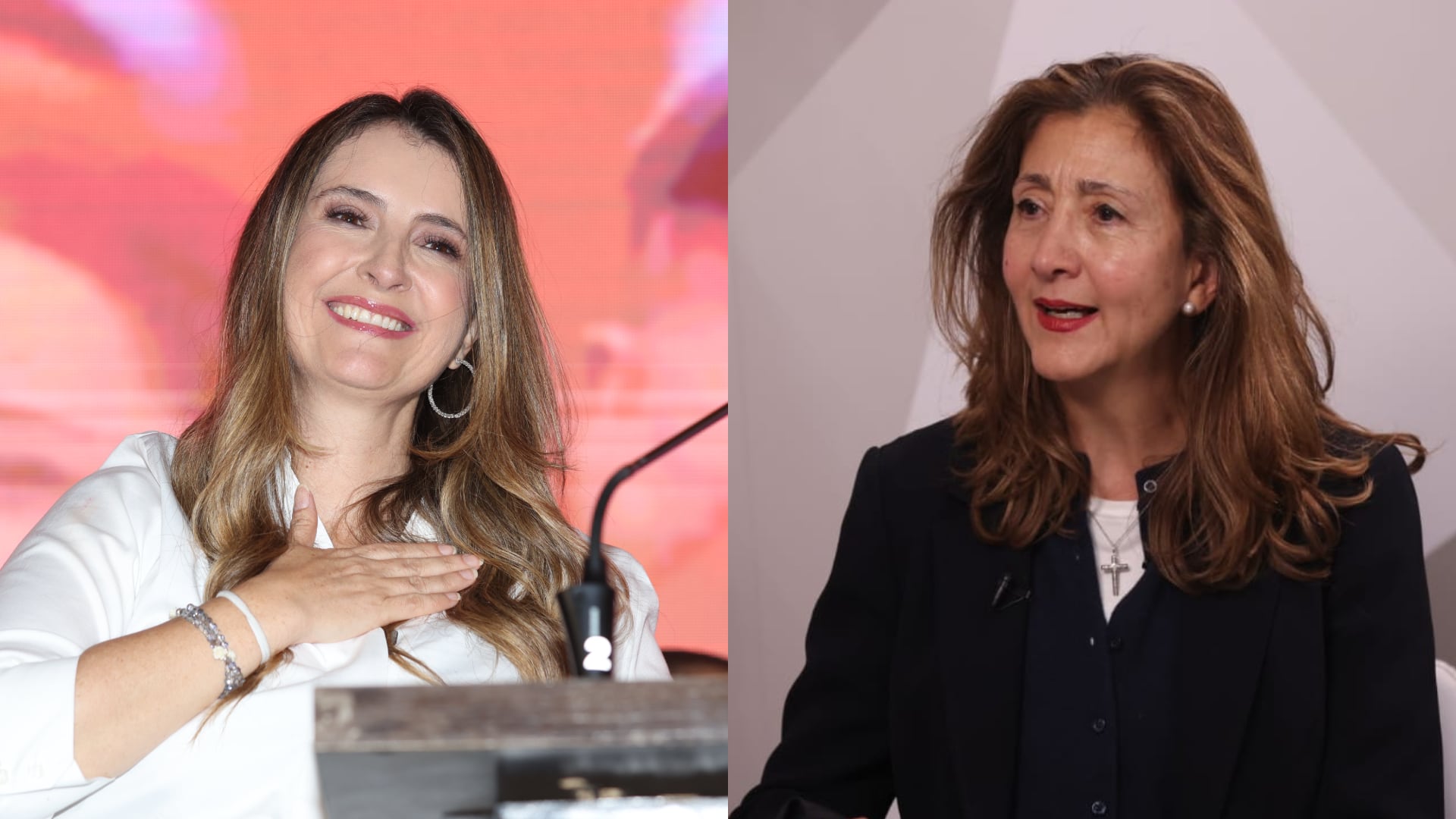 Paloma Valencia e Ingrid Betancourt.