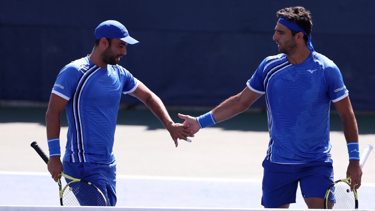Cabal y Farah en su partido de segunda ronda del US Open 2022