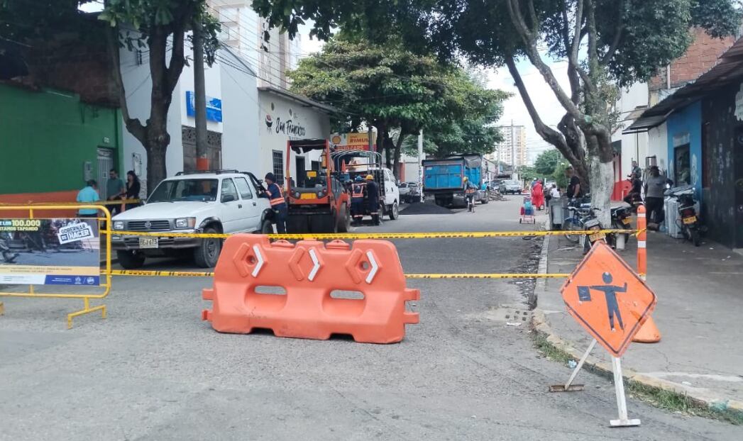 Cierres viales en Bucaramanga.