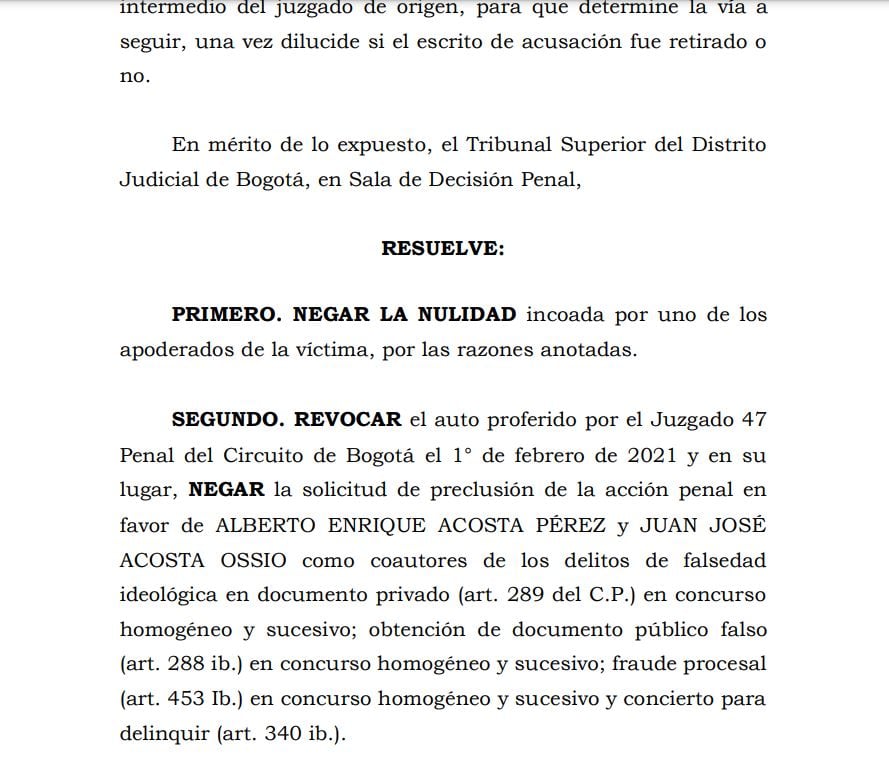 Tribunal revocó el fallo que había ordenado precluir el proceso contra exrector de la Universidad Metropolitana de Barranquilla.