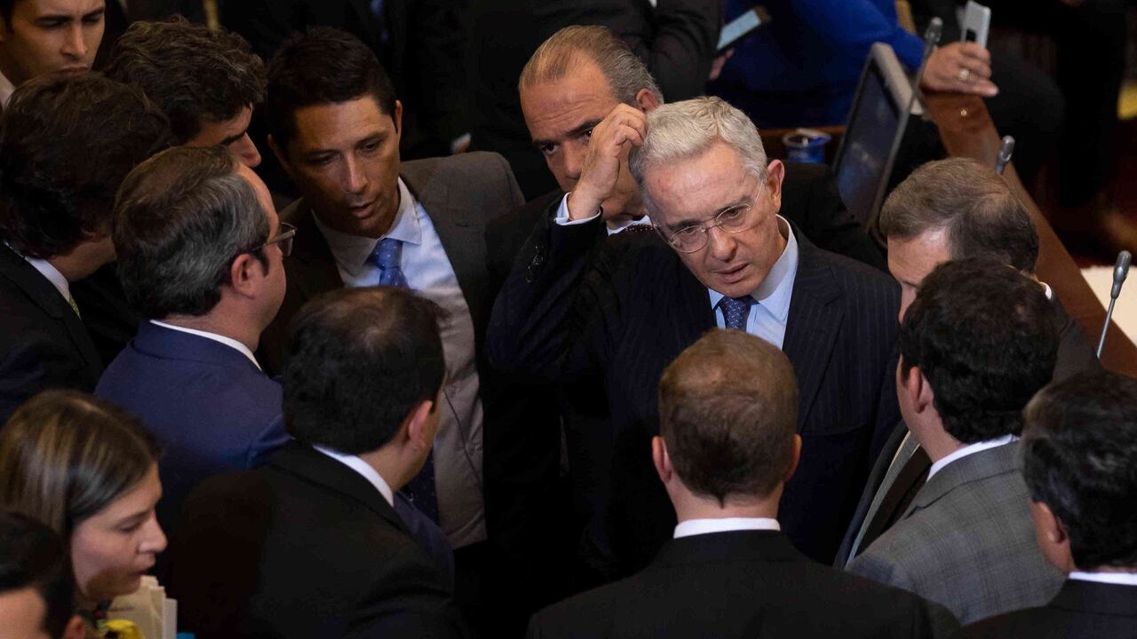 Álvaro Uribe y la bancada del Centro Democrático
