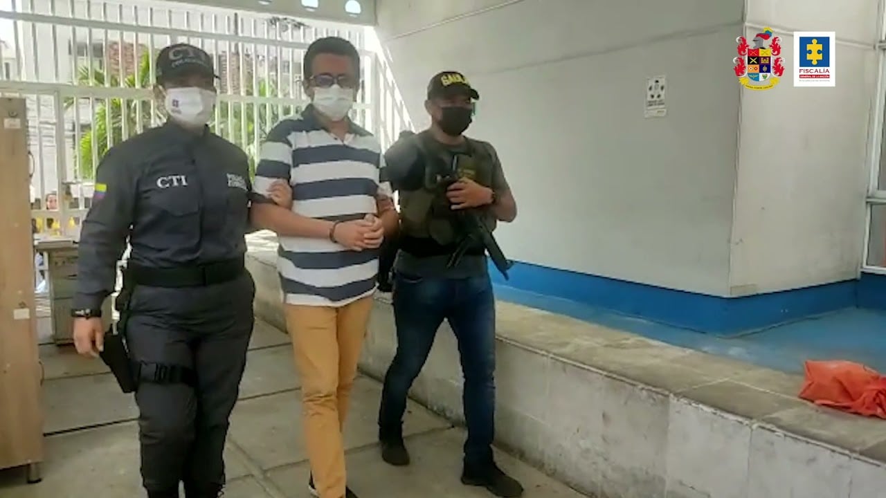 Juan Sebastián Gómez Rosas, capturado por el presunto abuso a dos menores de edad.