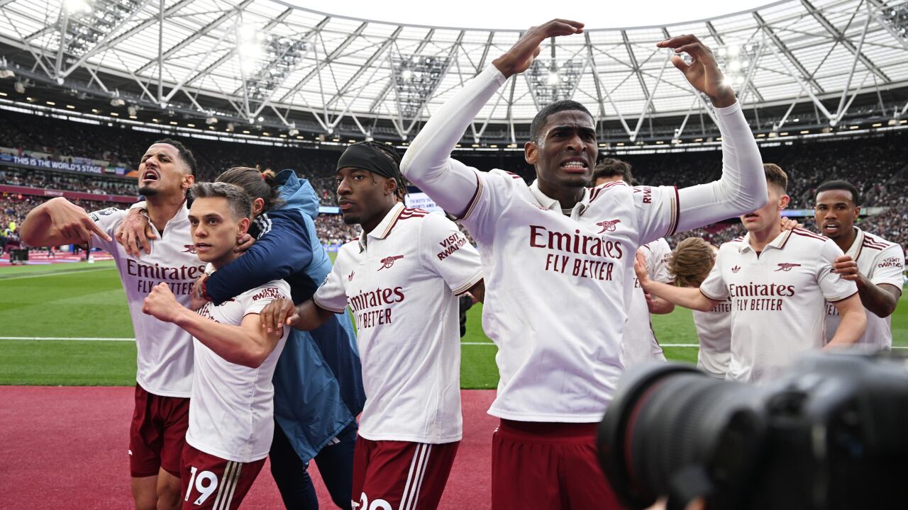 Arsenal celebra su triunfo clave ante West Ham en Premier League