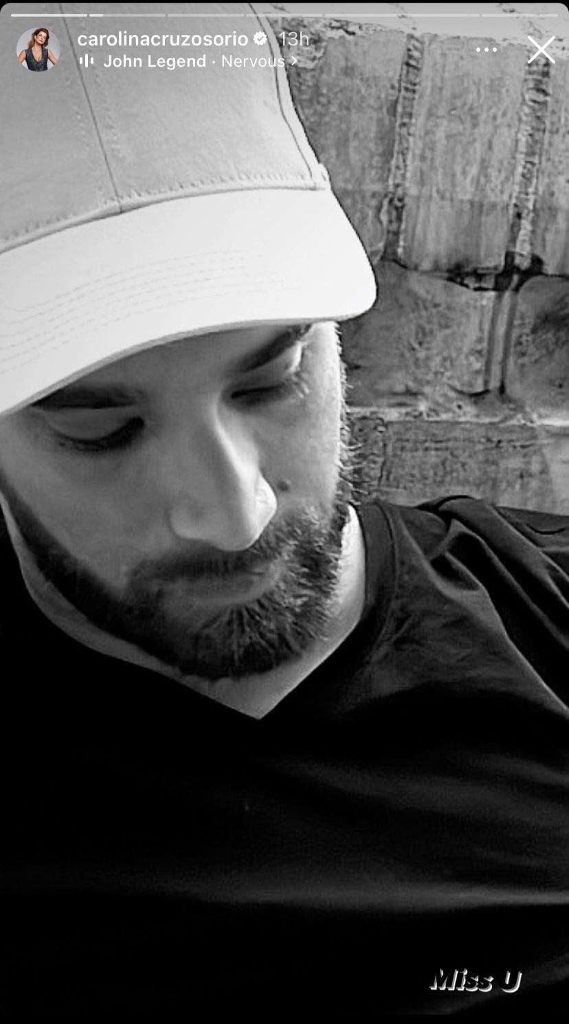 Carolina Cruz publicó foto de Jamil Farah.