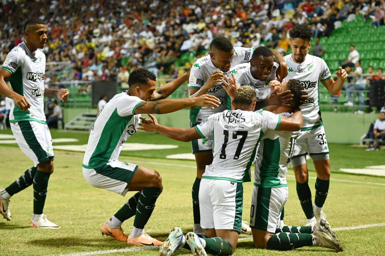 Imagen del partido entre Alianza Fútbol Club y Deportivo Cali por la fecha 2 del primer semestre de la Liga colombiana 2024.