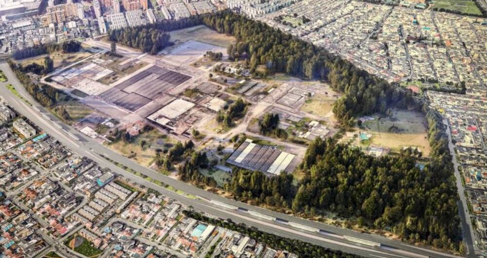 Así se encuentra hoy en día el predio de la antigua fábrica de Bavaria.