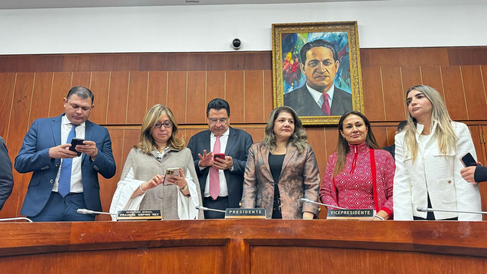 La senadora Norma Hurtado.